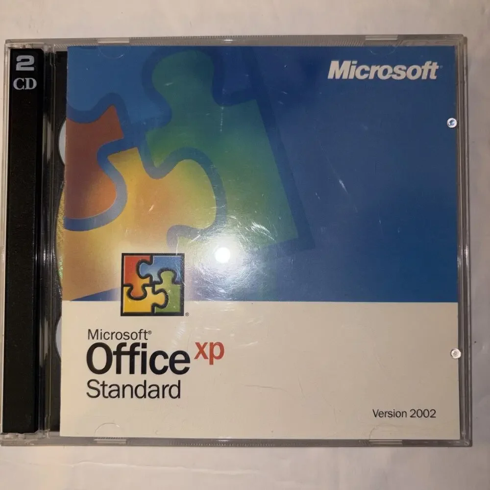 Microsoft Office XP Standard 2002 2-CD Set for Windows English